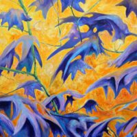 Violet leaves
