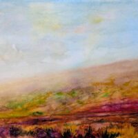 Scottish heather watercolour version